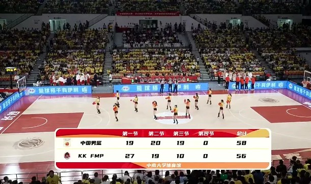 乐鱼中国-中国男篮三节结束领先2分，第三节单节打出19-10净胜9分